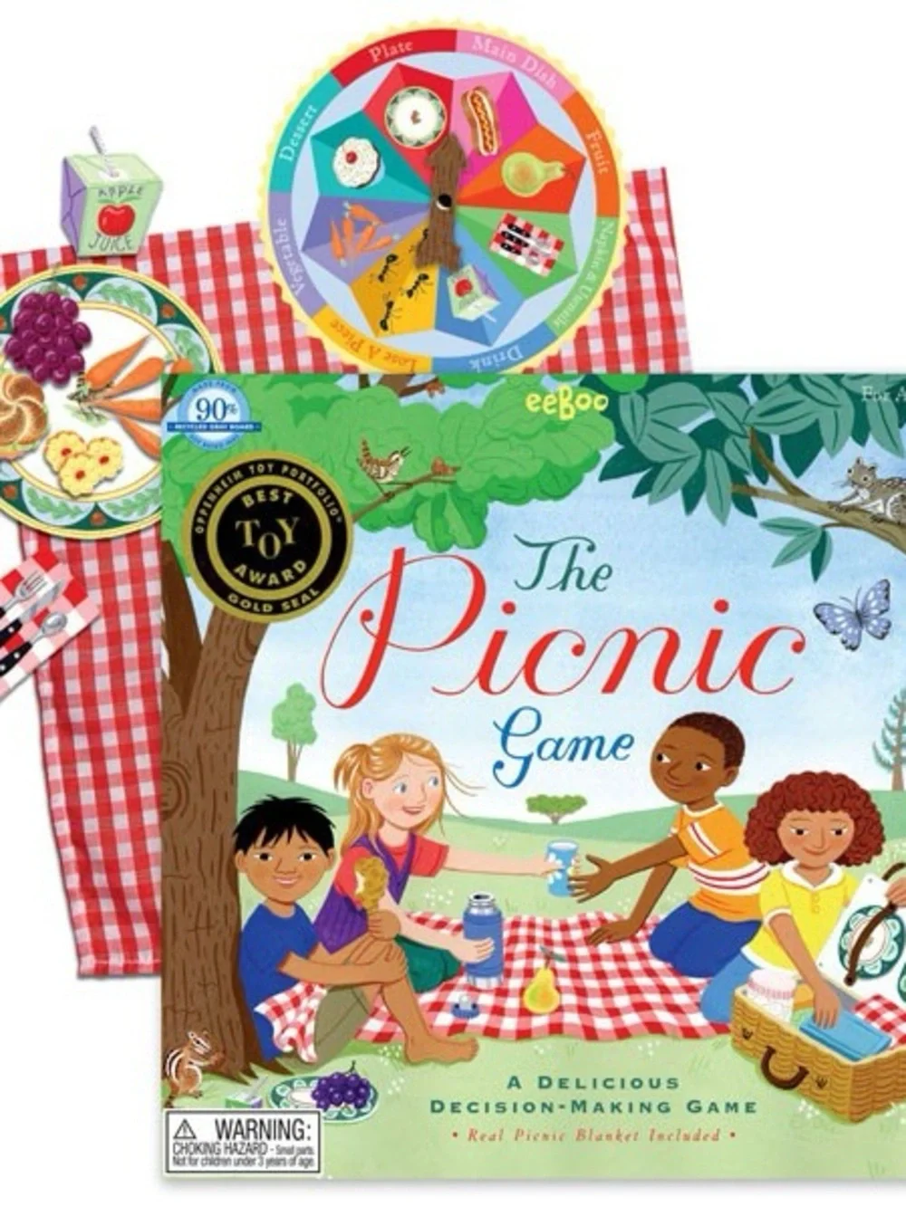 eeBoo Kids Games Memory & Matching (NEW) + The Picnic Game (gently used)